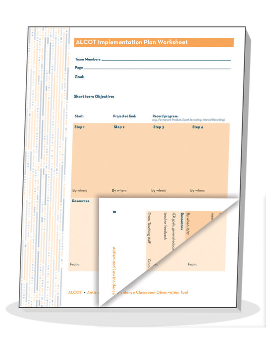 ALCOT: Autism and Low Incidence Classroom Observation Tool
