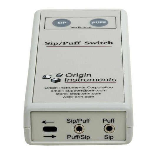 Sip-Puff Switch with Headset for Single User