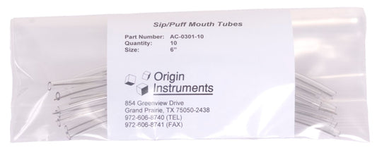 Sip / Puff Replacement Mouth Tubes