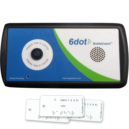BrailleCoach Talking Braille Learning System