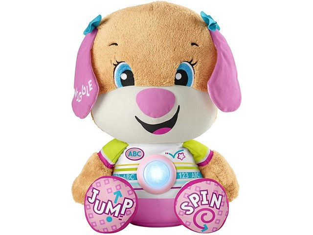 Laugh & Learn Big Pink Puppy - Switch Adapted Toy