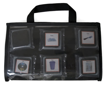 Easy Push Talking Pockets Clear Carrier