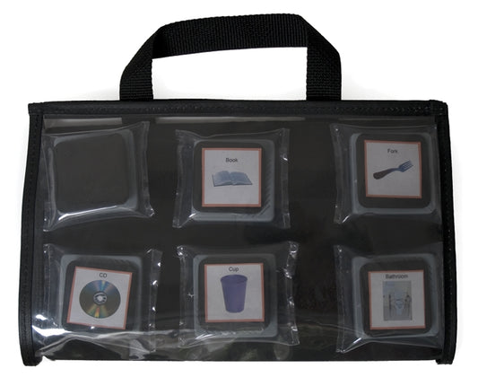 Easy Push Talking Pockets Clear Carrier
