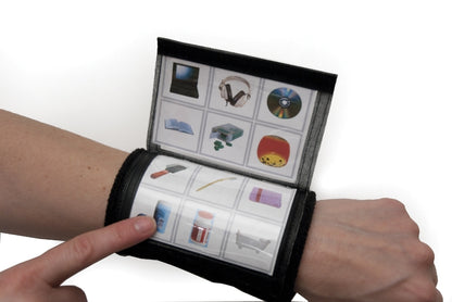 Flip and Communicate Wrist Wrap