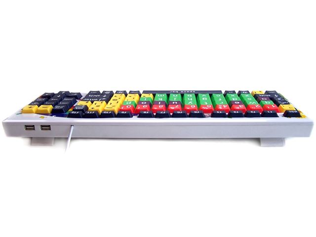 Jumbo XL II Keyboard - Rainbow, Lowercase (UK)
