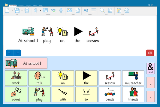 Symbol Sets for Clicker – Mayer-Johnson PCS