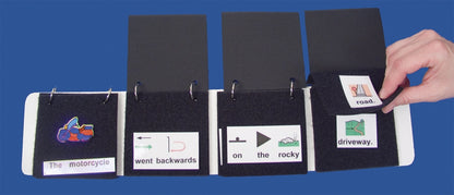 Literacy Flip Strip – Fabric, Black