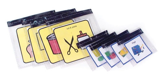 Clear Picture Pockets with Hook Strip