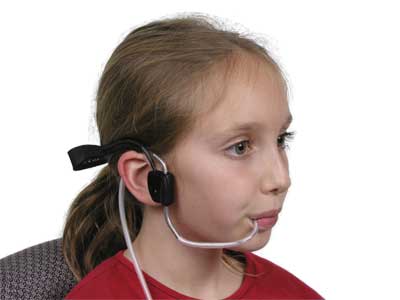 Sip-Puff Switch with Headset for Single User