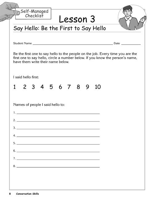 Conversation Skills Curriculum