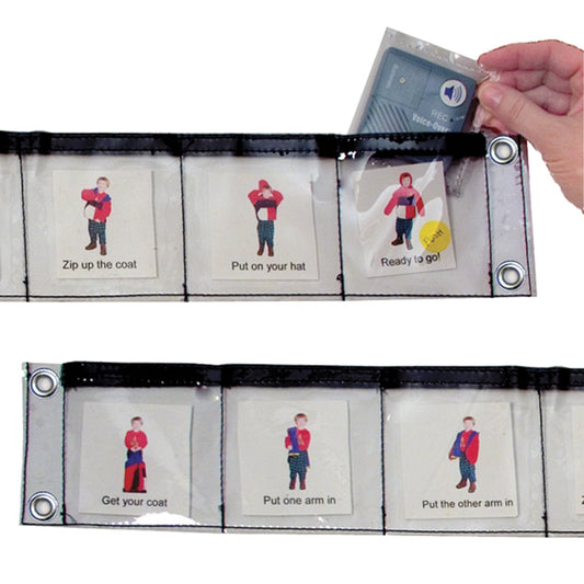 Talking Pockets Clear Schedule Holder