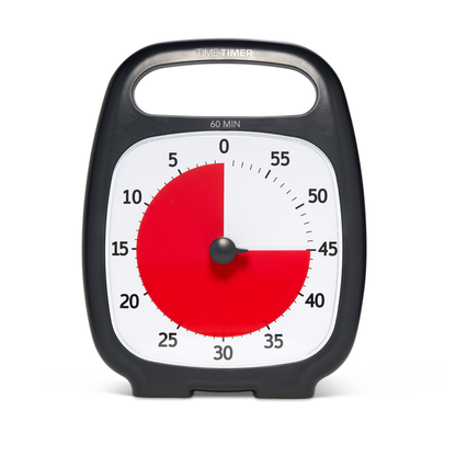 Time Timer PLUS – 60 Minute, Charcoal