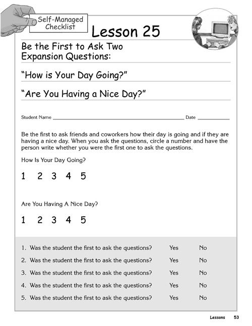 Conversation Skills Curriculum