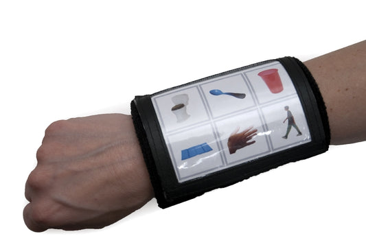 Flip and Communicate Wrist Wrap
