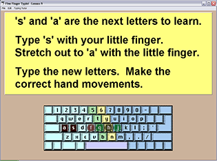 Five Finger Typist 2.2