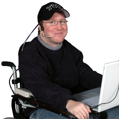 Sip-Puff Switch with Headset for Single User