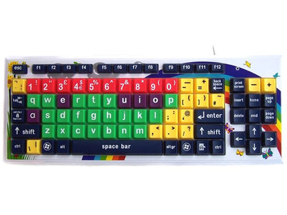 Jumbo XL II Keyboard - Rainbow, Lowercase (UK)