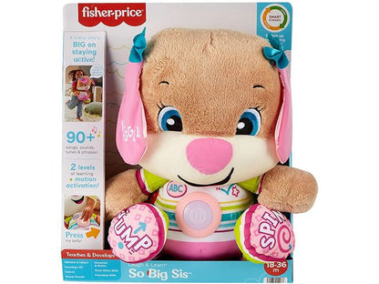 Laugh & Learn Big Pink Puppy - Switch Adapted Toy