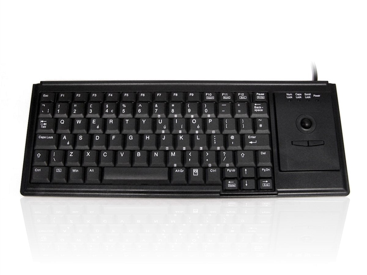 Premium Mini Keyboard with Trackball - USB