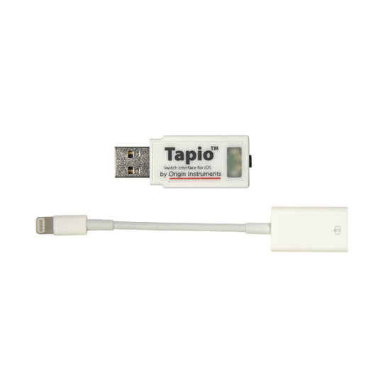 Tapio iOS Switch Interface with Apple Lightning Adapter