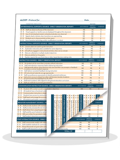 ALCOT: Autism and Low Incidence Classroom Observation Tool