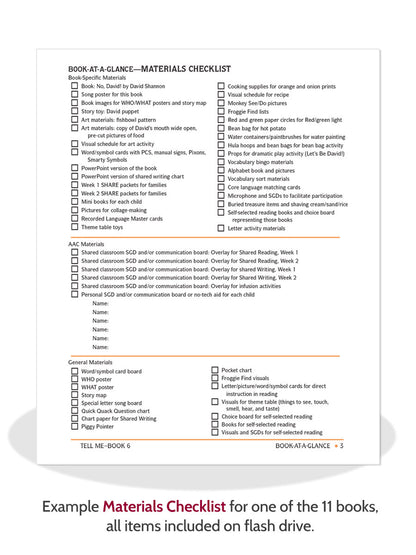 Tell Me Program - AAC in the Preschool Classroom